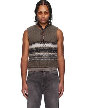 Our Legacy Pleaser Tank Jumper - Black