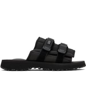 Suicoke ブラック Moto-Puffab サンダル