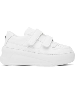 Acne Studios Velcro Strap Platform Sneakers - Black