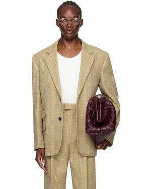 Bottega Veneta Distorted Prince Of Wales Blazer - Multicolour