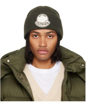 Moncler Virgin Wool Beanie - Green