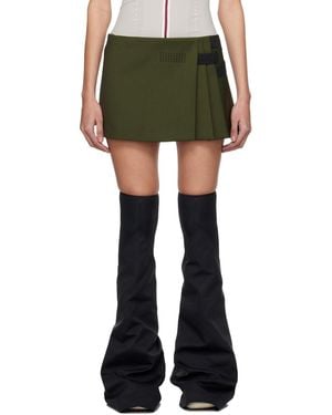 Hyein Seo Ssense Exclusive Miniskirt - Green