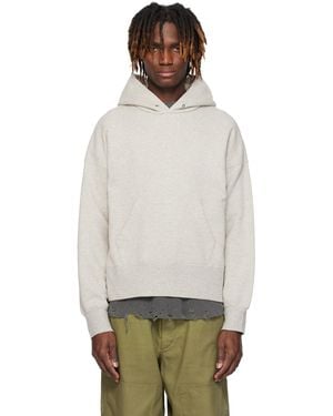 Visvim グレー Court P.O. フーディ - ブラック