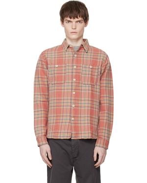RRL Plaid Twill Work Shirt - Multicolor