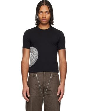 Jean Paul Gaultier 'The Laurel Stamped' Baby T-Shirt - Black