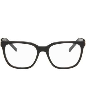 Saint Laurent Monogram Squared Sl M129 Glasses - Black