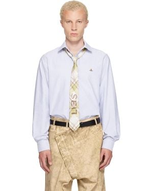Vivienne Westwood Two Button Krall Shirt - Blue