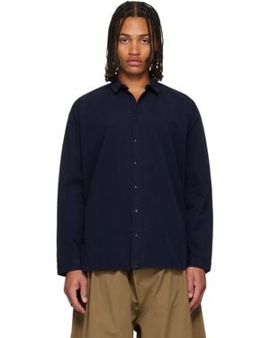 Toogood ネイビー 'The Draughtsman' シャツ - ブルー