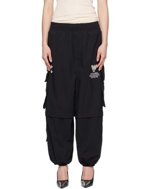 Willy Chavarria Adidas Originals Edition Zip Cargo Trousers - Black