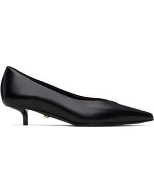 Max Mara Kitten Pump Heels - Black