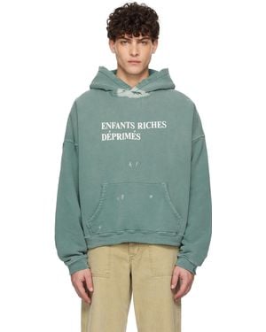 Enfants Riches Deprimes グリーン クラシック ロゴ フーディ