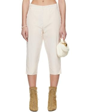 Renaissance Renaissance Ssense Exclusive Bridal Capsule Capri Leggings - White