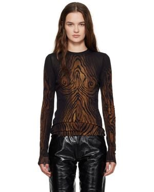 Jean Paul Gaultier 'The Wood' Top - Black
