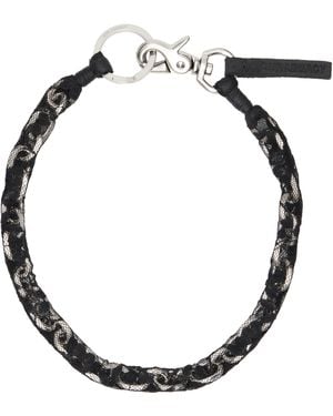 Our Legacy Lace Ladon Necklace - Black
