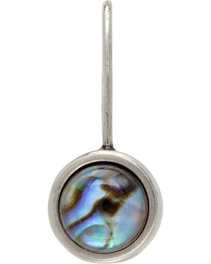 Dries Van Noten Stone Single Earring - White