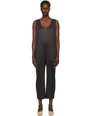 Pleats Please Issey Miyake Monthly Colours December Jumpsuit - Black
