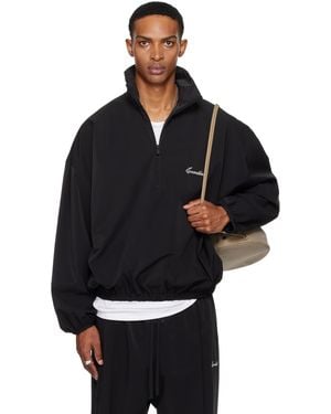 Fear Of God Sporty Half-Zip Jacket - Black