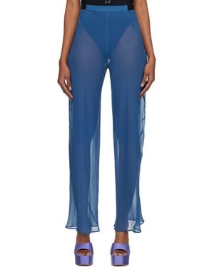 Christopher Esber Bias Trousers - Blue