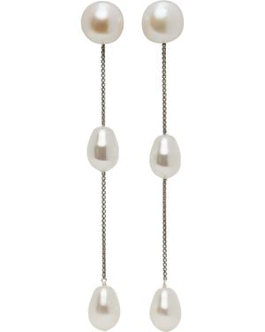 Sophie Buhai Small Pearl Drop Earrings - White