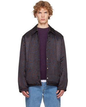 Dries Van Noten Printed Jacket - Blue