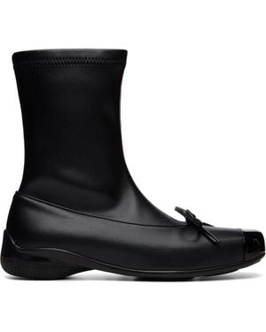 OPEN YY Ballet Ankle Boots - Black