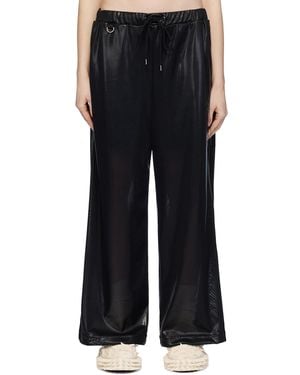 Doublet Curb Chain Lounge Trousers - Black