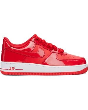 Nike Air Force 1 '07 Lv8 Trainers - Red
