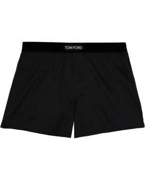 Tom Ford Silk Boxers - Black
