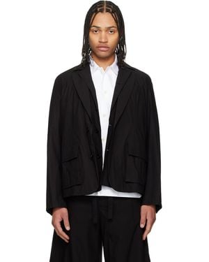 Sacai Cotton Typewriter Blazer - Black