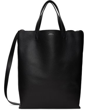 A.P.C. Maiko Medium Shopper Tote - Black