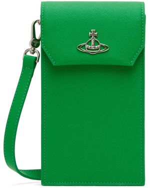 Vivienne Westwood ーン スマホショルダー - グリーン