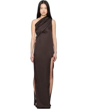 Rick Owens Athena Arrowhead' Light Long Dress in Blue | Lyst