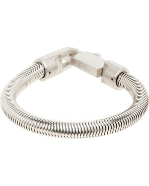 Rick Owens Tower Snake Bracelet - Metallic