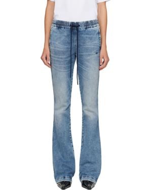 DIESEL ブルー 2069 D-Ebbey Joggjeans ブーツカット ラウンジパンツ