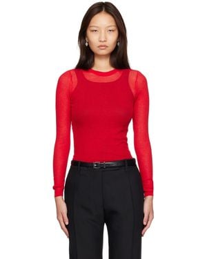 Anine Bing Pull Tiana Rouge