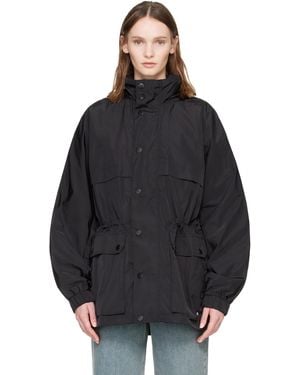 A.P.C. Valery Windbreaker Parka Jacket - Black