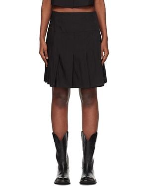 Our Legacy Girdle Miniskirt - Black