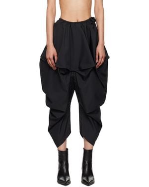 Issey Miyake Bubble Solid Trousers - Black