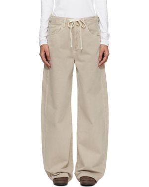 Citizens of Humanity Brynn Drawstring Jeans - White