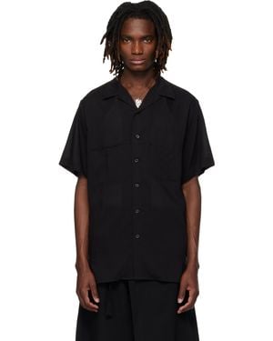 Yohji Yamamoto Panel B Shirt - Black