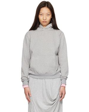 Ans Dostoevner Balloon Pull-Over Hoodie - Grey