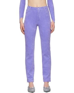Maisie Wilen Mokumentary Trousers - Purple