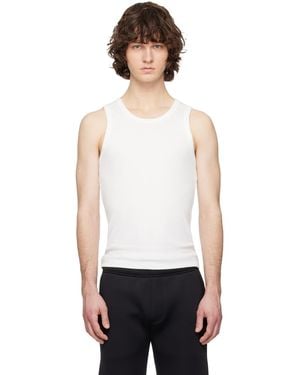 Entire studios Rib Tank Top - White