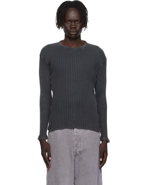 Hope T-Shirt À Manches Longues Addition Gris - Noir