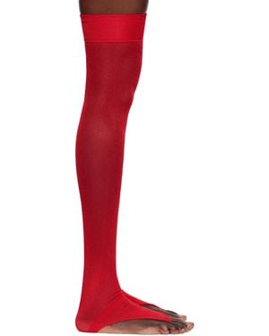 【関税込み】Julie Kegels ブラック Thong ソックス Black Thong Socks by Julie Kegels on Sale