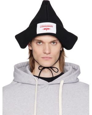 Charles Jeffrey Paper Boat Beanie - Black