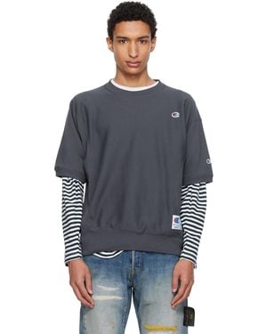 Undercover Champion Edition Uc1F4803 Sweatshirt - Blue