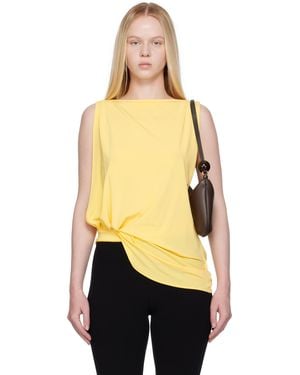 Jacquemus La Croisière 'The Peplo' Top - Orange