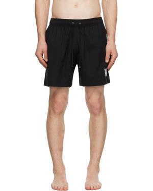Amiri Coreコレクション ブラック Ma ロゴ スイムショーツ