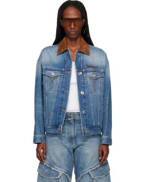 Versace Trucker Denim Jacket - Blue